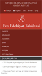 Mobile Screenshot of fef.nevsehir.edu.tr