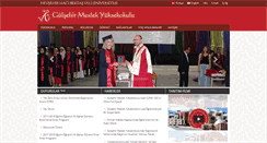 Desktop Screenshot of gulsehirmyo.nevsehir.edu.tr